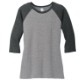 District Made® Perfect Tri™ Ladies' 3/4-Sleeve Raglan
