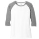 District Made® Perfect Tri™ Ladies' 3/4-Sleeve Raglan