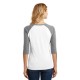 District Made® Perfect Tri™ Ladies' 3/4-Sleeve Raglan