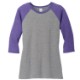 District Made® Perfect Tri™ Ladies' 3/4-Sleeve Raglan