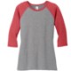 District Made® Perfect Tri™ Ladies' 3/4-Sleeve Raglan