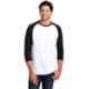 District Made® Perfect Tri™ Men's 3/4-Sleeve Raglan