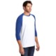 District Made® Perfect Tri™ Men's 3/4-Sleeve Raglan