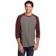 District Made® Perfect Tri™ Men's 3/4-Sleeve Raglan