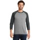 District Made® Perfect Tri™ Men's 3/4-Sleeve Raglan