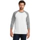District Made® Perfect Tri™ Men's 3/4-Sleeve Raglan