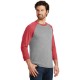 District Made® Perfect Tri™ Men's 3/4-Sleeve Raglan