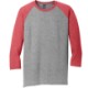 District Made® Perfect Tri™ Men's 3/4-Sleeve Raglan