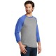 District Made® Perfect Tri™ Men's 3/4-Sleeve Raglan