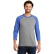 District Made® Perfect Tri™ Men's 3/4-Sleeve Raglan