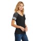 District Made® Game V-Neck Ladies' Tee