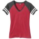District Made® Game V-Neck Ladies' Tee