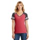 District Made® Game V-Neck Ladies' Tee