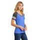 District Made® Game V-Neck Ladies' Tee