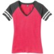 District Made® Game V-Neck Ladies' Tee