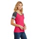 District Made® Game V-Neck Ladies' Tee
