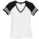 District Made® Game V-Neck Ladies' Tee