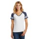 District Made® Game V-Neck Ladies' Tee