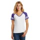 District Made® Game V-Neck Ladies' Tee