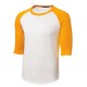 Sport-Tek® Cotton Colorblock 3/4 Sleeve Raglan Men's Jersey