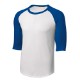Sport-Tek® Cotton Colorblock 3/4 Sleeve Raglan Men's Jersey