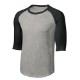 Sport-Tek® Cotton Colorblock 3/4 Sleeve Raglan Men's Jersey