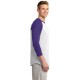 Sport-Tek® Cotton Colorblock 3/4 Sleeve Raglan Men's Jersey