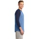 Sport-Tek® Cotton Colorblock 3/4 Sleeve Raglan Men's Jersey