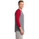 Sport-Tek® Cotton Colorblock 3/4 Sleeve Raglan Men's Jersey