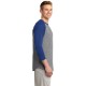 Sport-Tek® Cotton Colorblock 3/4 Sleeve Raglan Men's Jersey