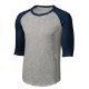 Sport-Tek® Cotton Colorblock 3/4 Sleeve Raglan Men's Jersey