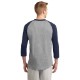 Sport-Tek® Cotton Colorblock 3/4 Sleeve Raglan Men's Jersey