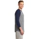 Sport-Tek® Cotton Colorblock 3/4 Sleeve Raglan Men's Jersey