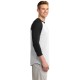 Sport-Tek® Cotton Colorblock 3/4 Sleeve Raglan Men's Jersey