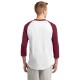 Sport-Tek® Cotton Colorblock 3/4 Sleeve Raglan Men's Jersey