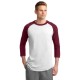 Sport-Tek® Cotton Colorblock 3/4 Sleeve Raglan Men's Jersey