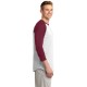Sport-Tek® Cotton Colorblock 3/4 Sleeve Raglan Men's Jersey