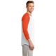 Sport-Tek® Cotton Colorblock 3/4 Sleeve Raglan Men's Jersey
