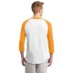 Sport-Tek® Cotton Colorblock 3/4 Sleeve Raglan Men's Jersey