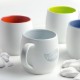 White Quartz Ceramic Mug, 12oz.