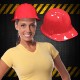 Novelty Plastic Construction Hat
