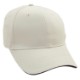 Brushed Cotton Twill Constructed Sandwich Cap