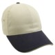 Two Tone Brushed Lightweight Cotton Twill Constructed Sandwich Cap