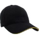 Heavyweight Washed Brushed Cotton Twill Constructed Sandwich Cap
