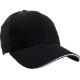 Heavyweight Washed Brushed Cotton Twill Constructed Sandwich Cap