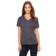 Bella + Canvas® Relaxed Cotton Jersey V-Neck Ladies' Tee