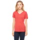 Bella + Canvas® Relaxed TriBlend Jersey V-Neck Ladies' Tee