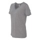 Bella + Canvas® Relaxed TriBlend Jersey V-Neck Ladies' Tee