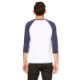 Bella + Canvas® Poly Cotton Unisex Baseball 3/4-Sleeve Tee