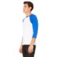 Bella + Canvas® Poly Cotton Unisex Baseball 3/4-Sleeve Tee